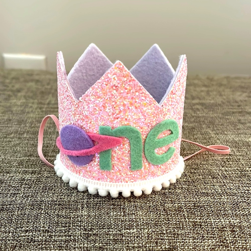First Trip Around the Sun birthday party hat